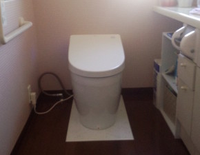 N様邸　トイレ・コンロ・浴室乾燥機　TOTO　ネオレスト 設置写真