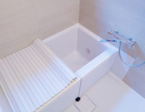 スタイリッシュなマンション用お風呂リフォーム TOTO WHシリーズ Sタイプ 1216 設置写真