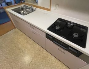 賢くリフォーム。基本機能はしっかり、価格はぐっと抑えるキッチンリフォーム 設置写真