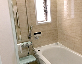 心地よいバスタイムが過ごせます　S様邸　浴室・トイレ工事　TOTO　サザナ 設置写真