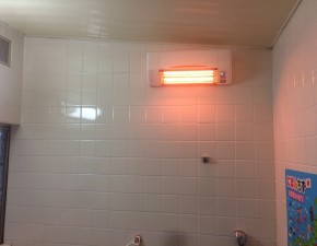 T様邸　浴室暖房機取付工事 設置写真